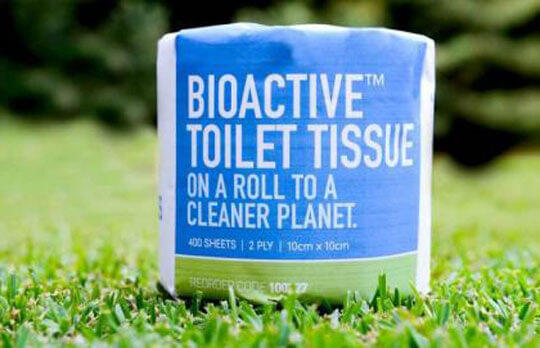 Enviroplus Bioactive 2PLY toilet paper and toilet tissue; Enviroplus Bioactive 1PLY and 2PLY jumbo toilet roll